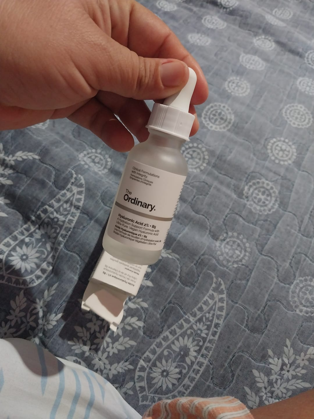 Customer photo review of Hyaluronic Acid 2% + B5 Hydrating Serum