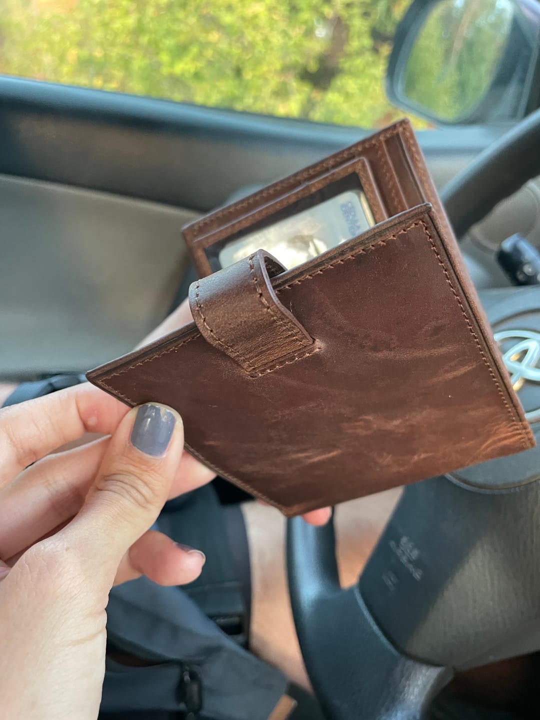 Customer photo review of Billetera Pasador
