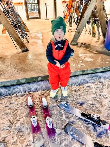 Customer photo review of Rossignol Experience W Pro Skis + Team 4 Bindings - 2024 - Toddler Girls