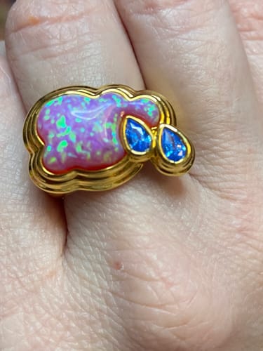 Customer photo review of Cry Me a River Pink Opal