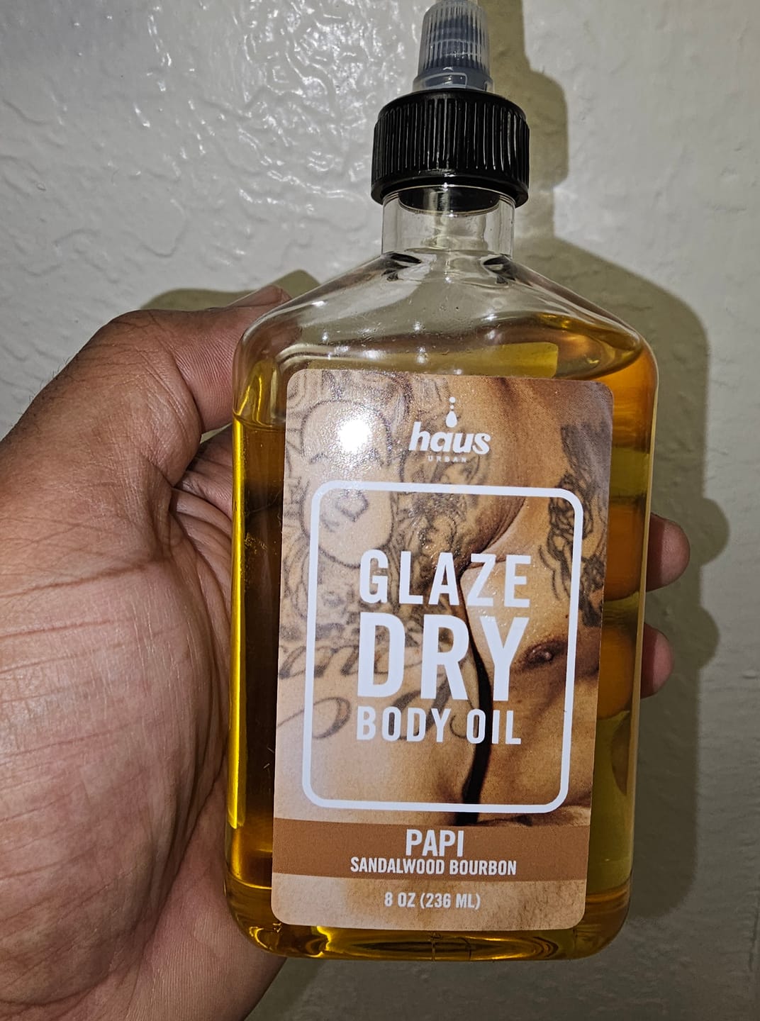 Customer photo review of GLAZE - Dry Oil Blend for Body
