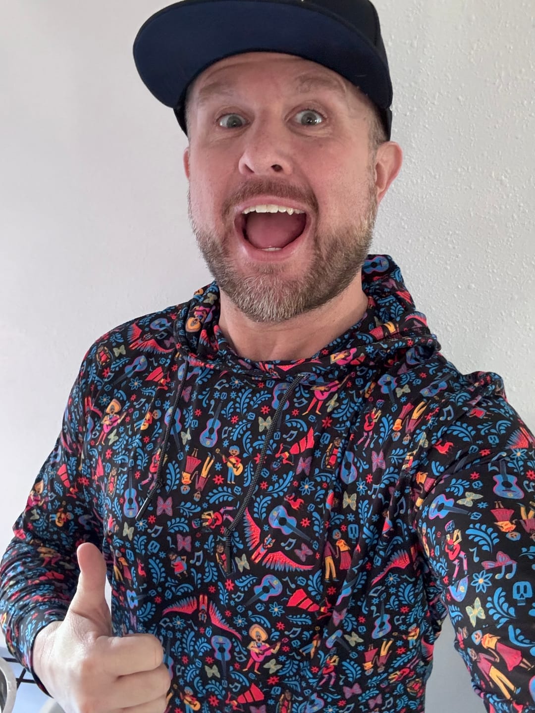 Customer photo review of Disney and Pixar Coco "Music In Me" – Performance Hoodie