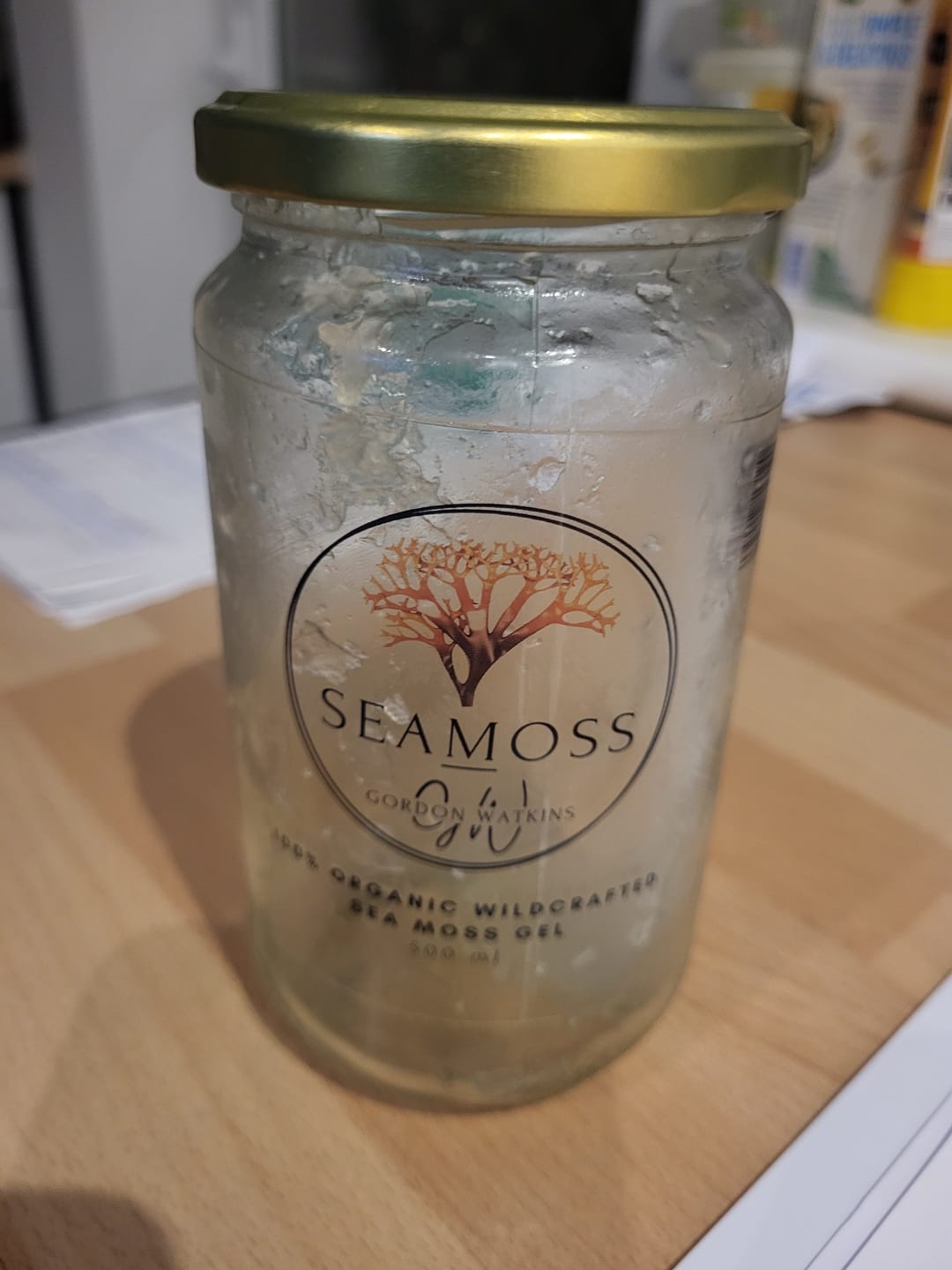 Customer photo review of Gold Sea Moss Gel - Made With Certified Organic Wildcrafted Sea Moss