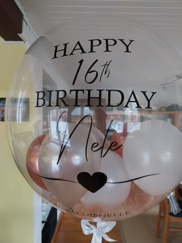 Kundenbewertung mit Foto zu BALLOONIZER - Ballon Konfigurator