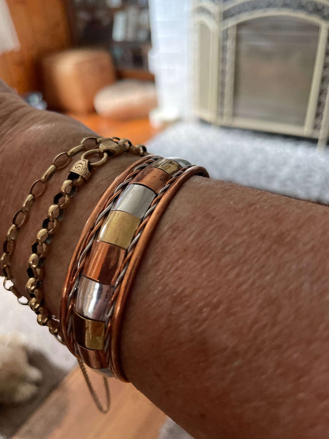 Customer photo review of Touchstone / Magnetic / Copper Bracelet