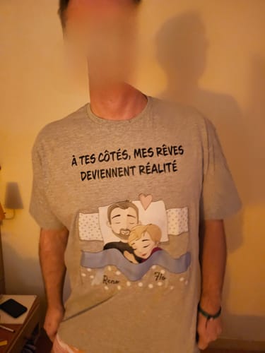 Customer photo review of Dormeurs - T-Shirt personnalisé