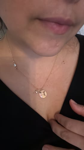 Customer photo review of Halskette mit Gravur "Mama Love"