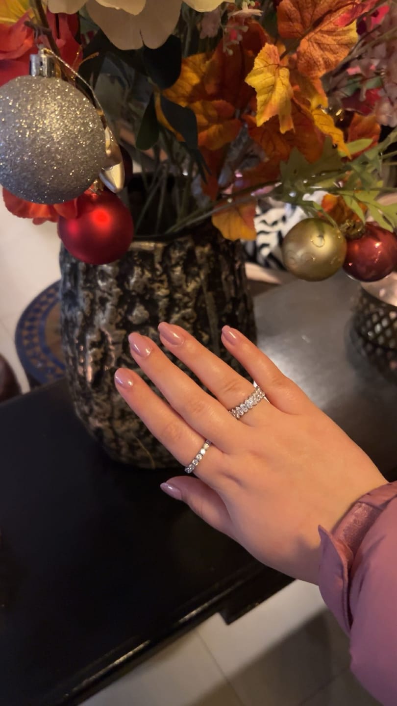 Customer photo review of Sparkle Deluxe Ring | 18K vergoldet