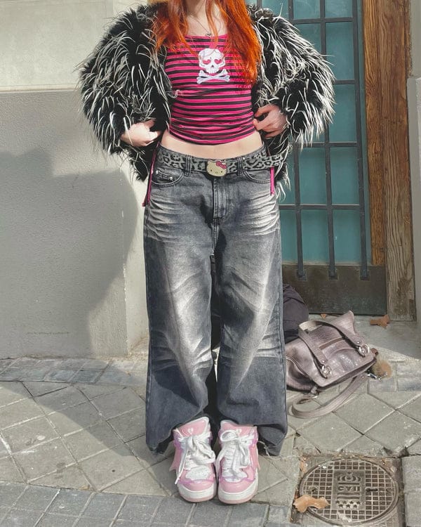 Customer photo review of Aelfric Eden Baggy  Folds Jeans