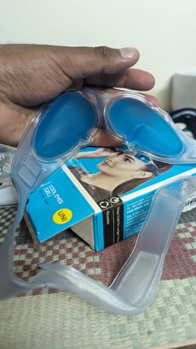 Customer photo review of Cool Eyes (Gel) | Eye Relaxing Mask to  Provide Relief from Pain & Dark Circles around the Eyes (Blue)