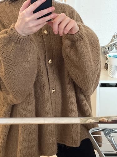 Customer photo review of Danielle Strickjacke - Camel