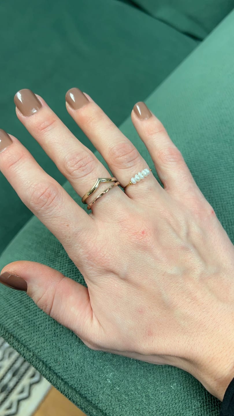 Customer photo review of Classic Freshwater Pearl Ring