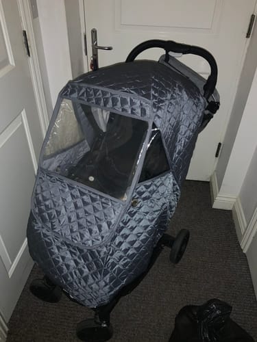 Customer photo review of Winter Cover For Stroller