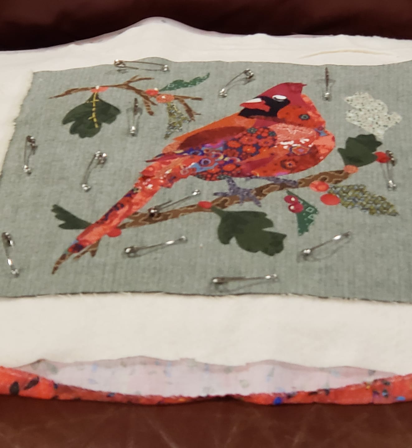 Customer photo review of Winter Cardinal Kit