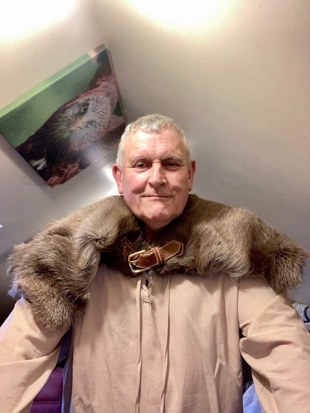 Customer photo review of Reindeer Hide Mantle