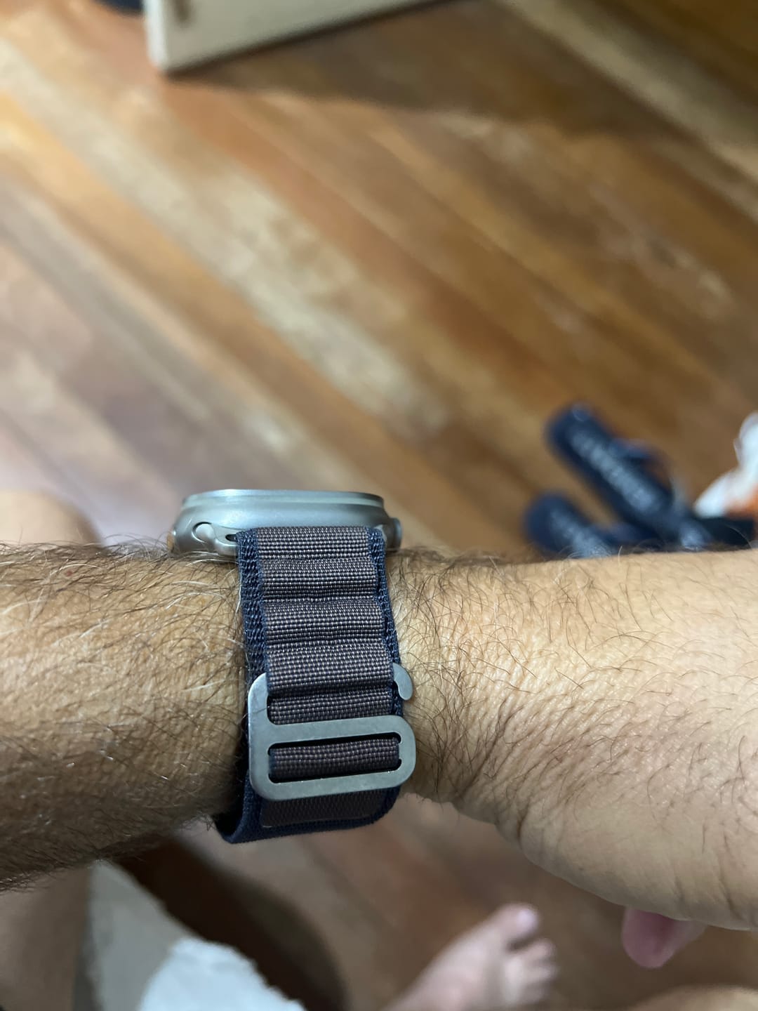 Customer photo review of Alpine Loop Apple Watch Band