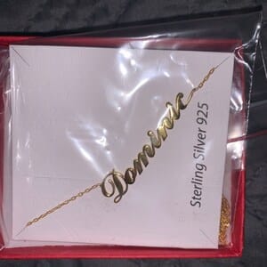 Customer photo review of Personalized Name Necklace