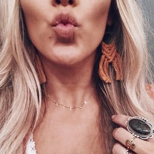 Customer photo review of Personalized Name Necklace