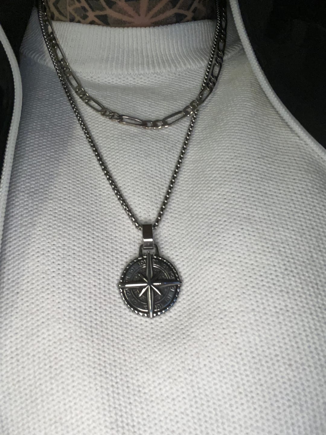 Customer photo review of Compass of Life - Necklace