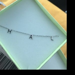 Customer photo review of Personalized Name Necklace