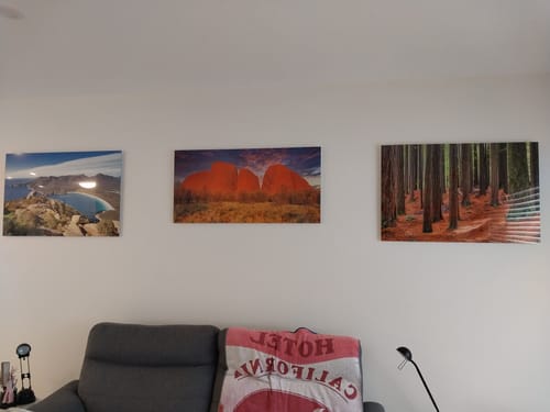Customer photo review of Acrylic Mounting Panel - 50 x 100 cm