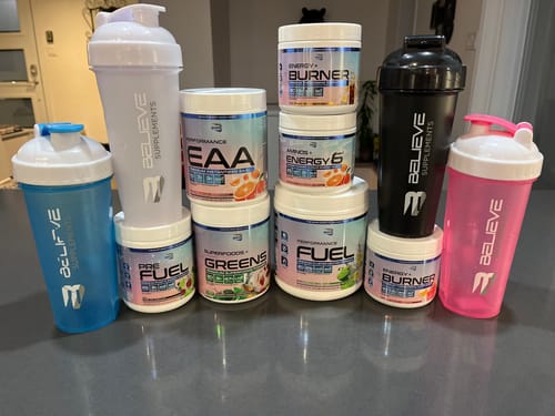 Customer photo review of Believe Shaker