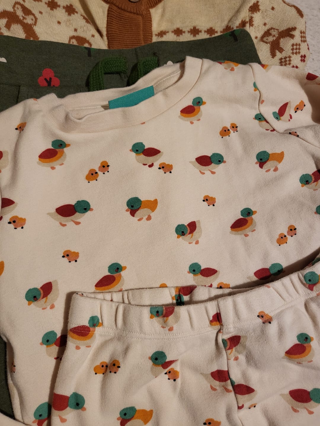 Customer photo review of Weather For Ducks Organic Pyjamas