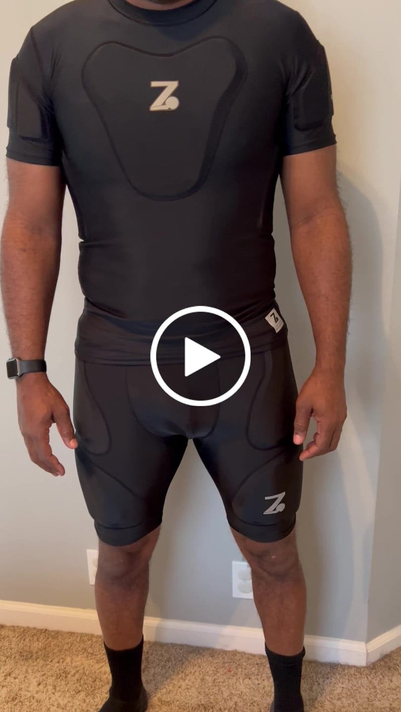 Customer video review of ZEBRASCLUB ZPS1 HOCKEY REFEREE COMPRESSION PADDED SHIRT