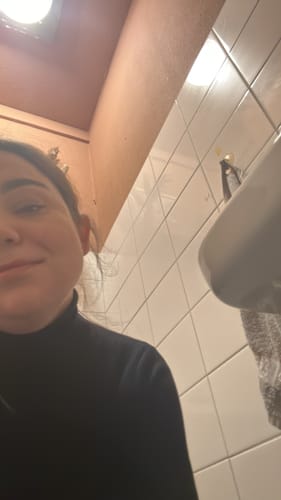 Customer photo review of Comfy & Stretchy Flared Pied De Poule