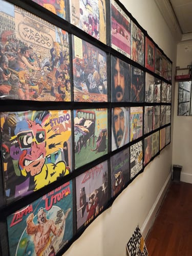 Customer photo review of 12" Vinyl Record Display Frame - LP Wall Storage