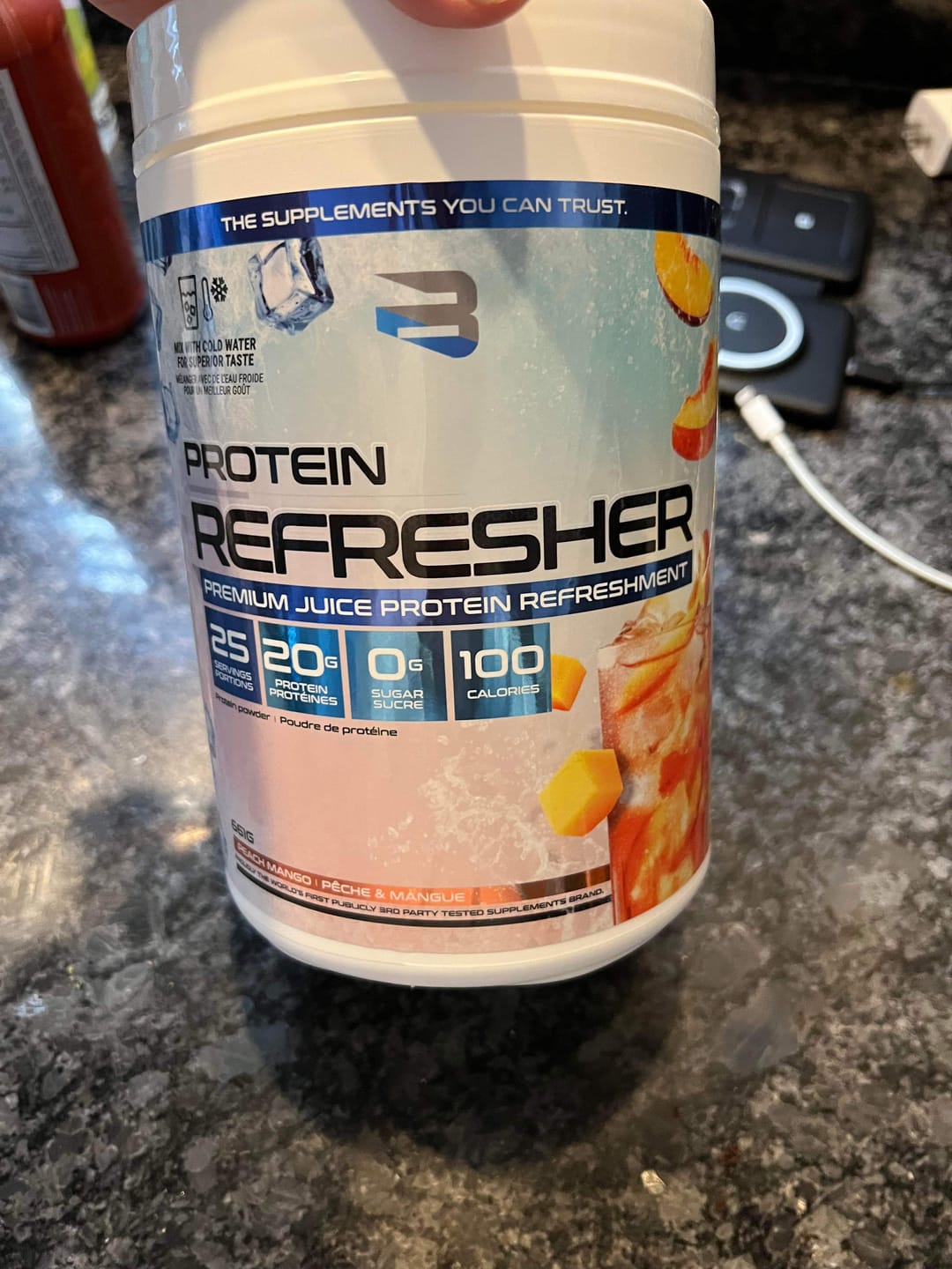 Customer photo review of Believe - Protein Refresher 656g-681g