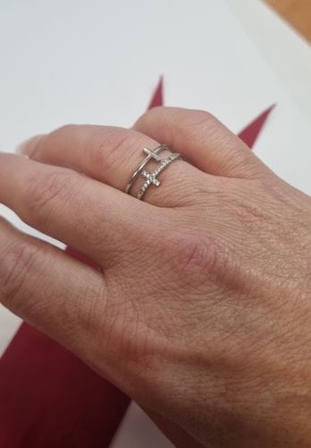Customer photo review of Bague Ajustable - À la meilleure des mamies - Crois en toi