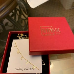 Customer photo review of Personalized Name Necklace
