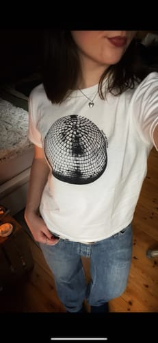 Customer photo review of 'Studio 54' premium baby tee