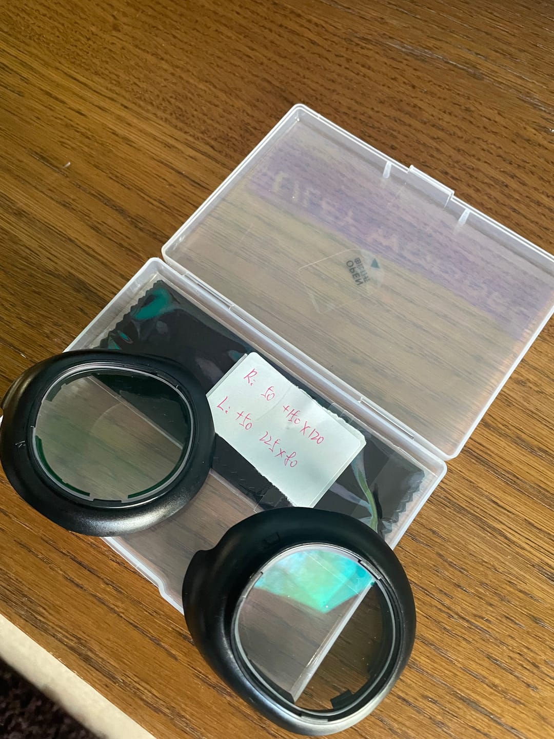 Customer photo review of Prescription Lens for Meta Quest VR