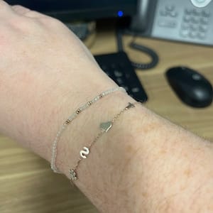 Customer photo review of Paw Letter Bracelet