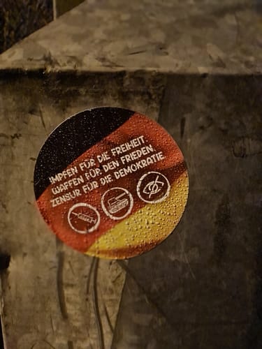 Customer photo review of STICKER PACKAGE (11 STK.) • FRIEDENSBEWEGT