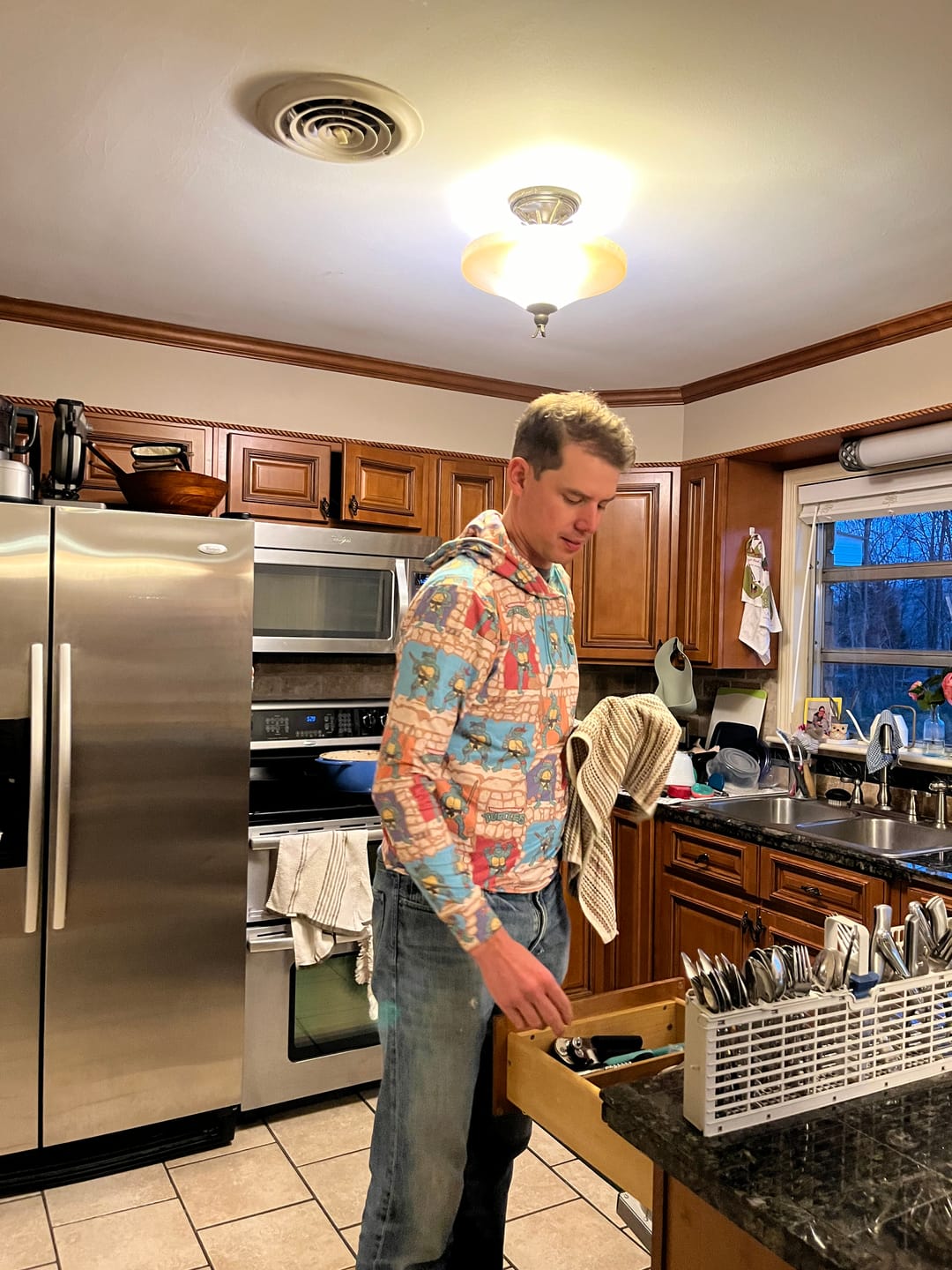 Customer photo review of Teenage Mutant Ninja Turtles "Cowabunga Covers" – Performance Hoodie