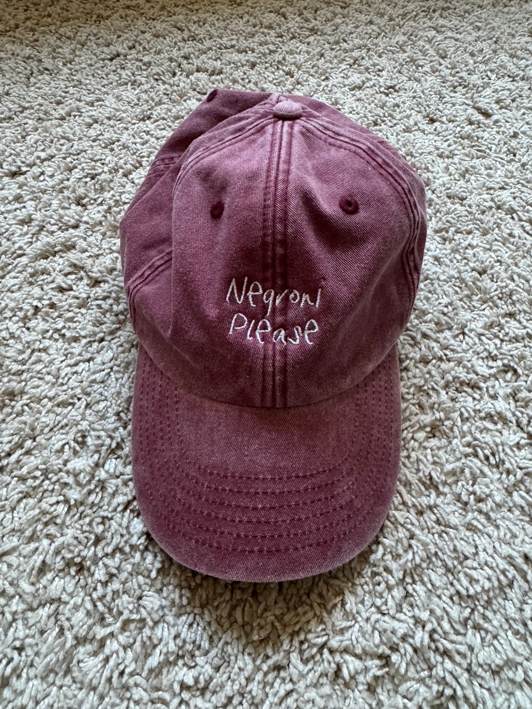 Customer photo review of The Negroni Please Vintage Hat