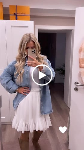 Customer video review of Grace Volant Rock - Weiß