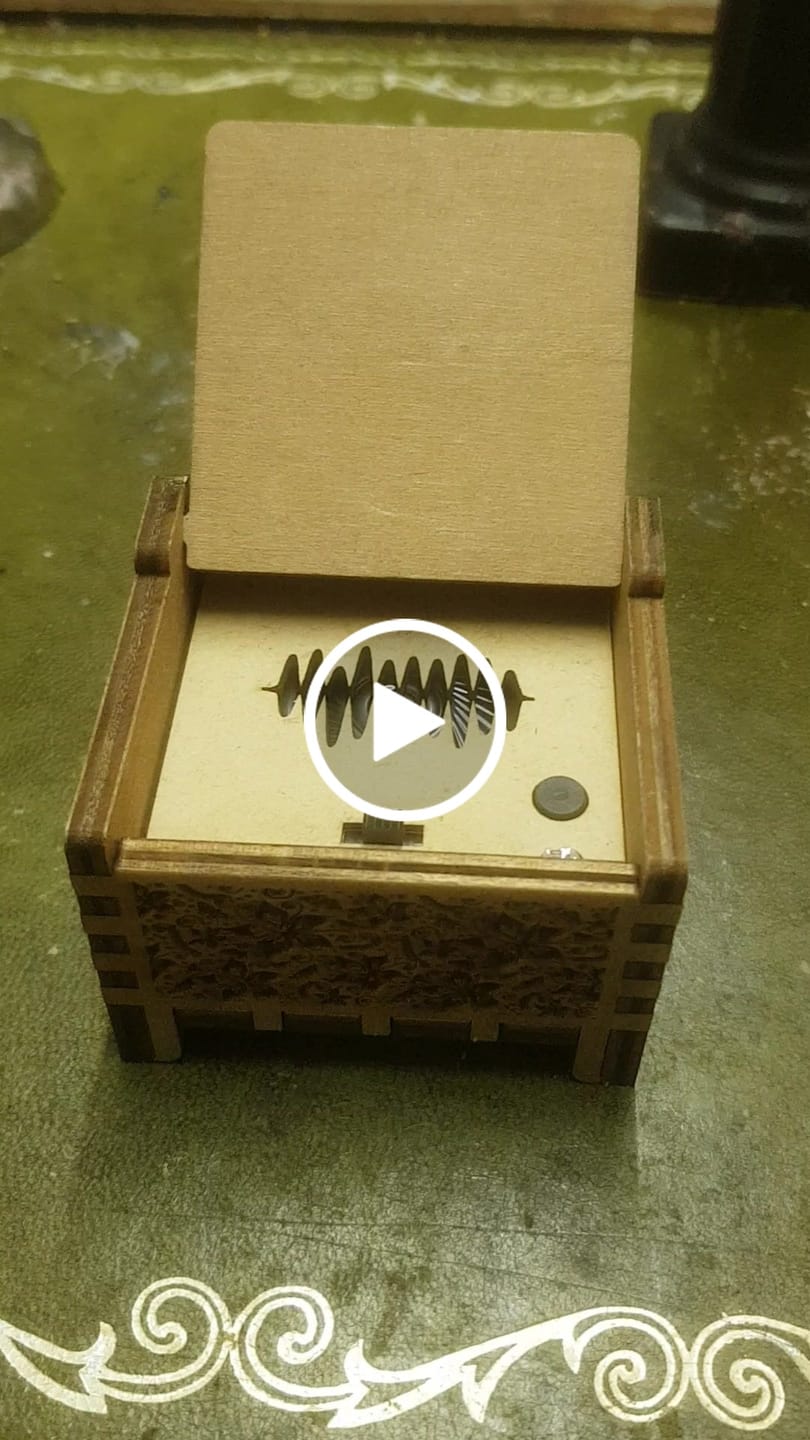 Customer video review of Custom Digital Music Box - Any song, tune, or voice