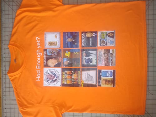 Customer photo review of Custom T-Shirt Full Color Gildan 5000