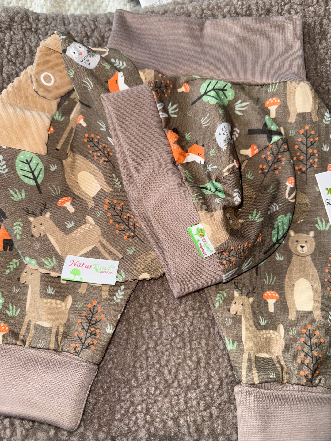 Customer photo review of 3-teiliges MitwachsSet Waldtiere beige