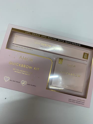 Customer photo review of QuickBrow Kit - Brow Balm & Pencil Duo