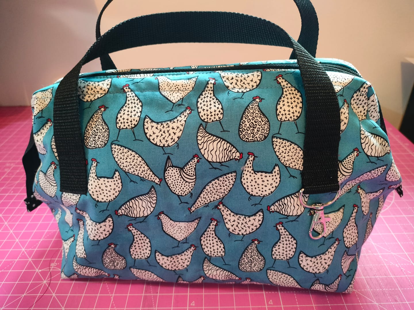 Customer photo review of Hens Rose & Hubble Cotton Poplin Fabric