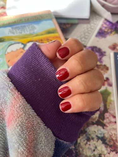 Customer photo review of Borgoña | Stickers de Esmalte