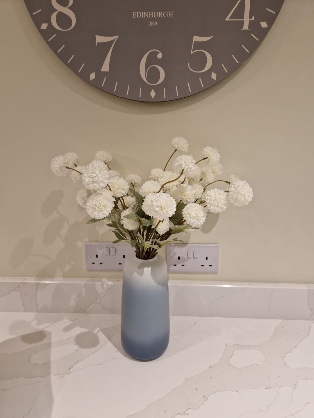 Customer photo review of Faux Kiku Flower - White (10 Stems)