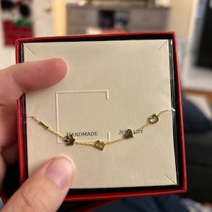 Customer photo review of Paw Letter Bracelet