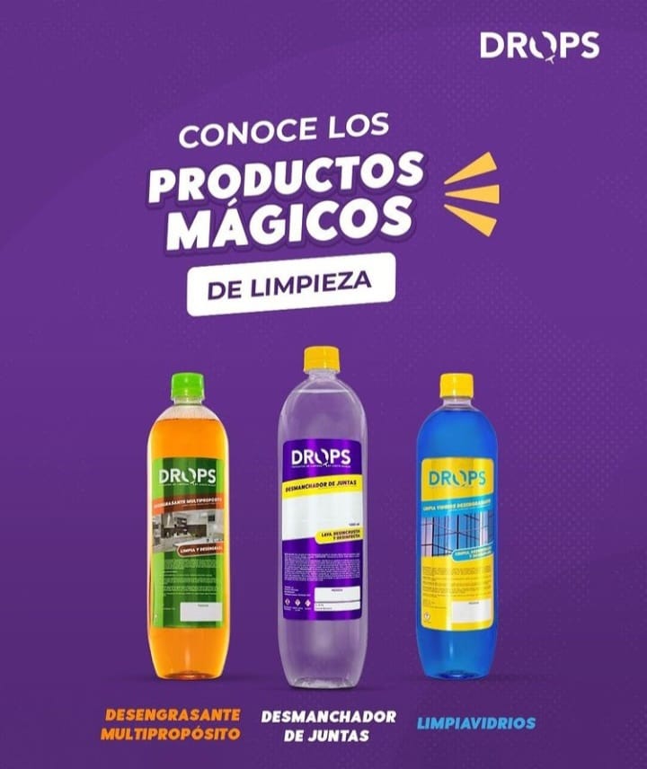 Customer photo review of Kit de productos de limpieza Drops