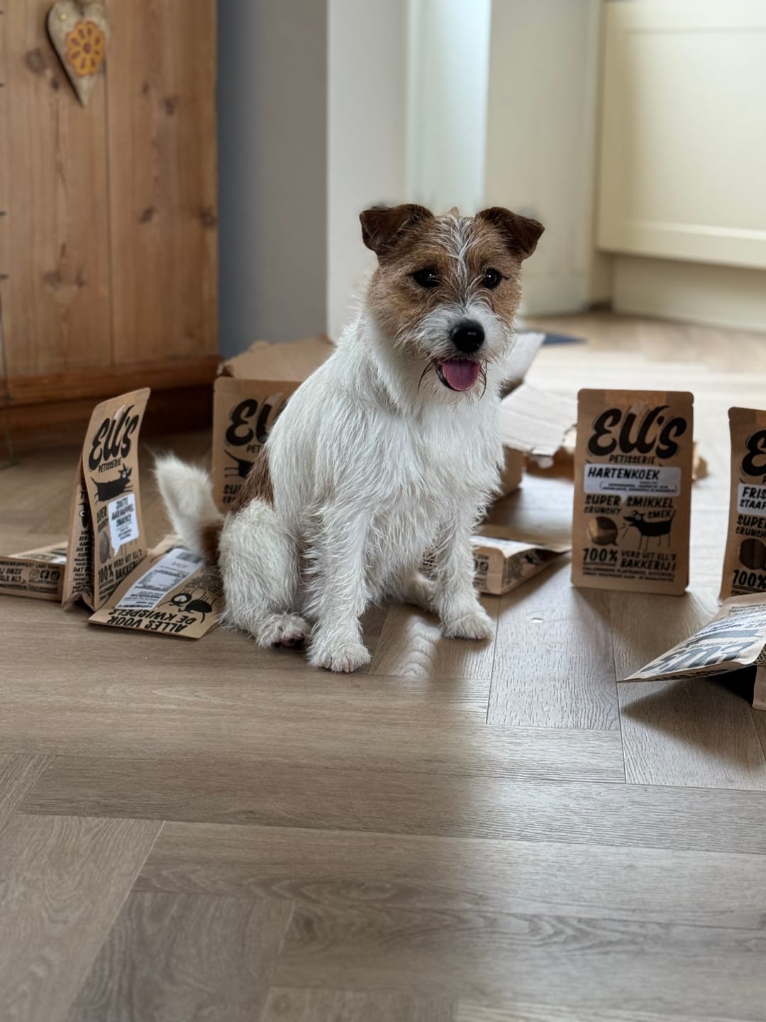 Customer photo review of Geweldig Genoten | Pindakaas voor honden
